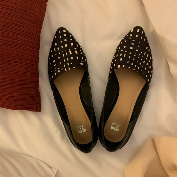 Joe’s Jeans Mule Slides Flats Black Animal Print - Picture 7 of 8